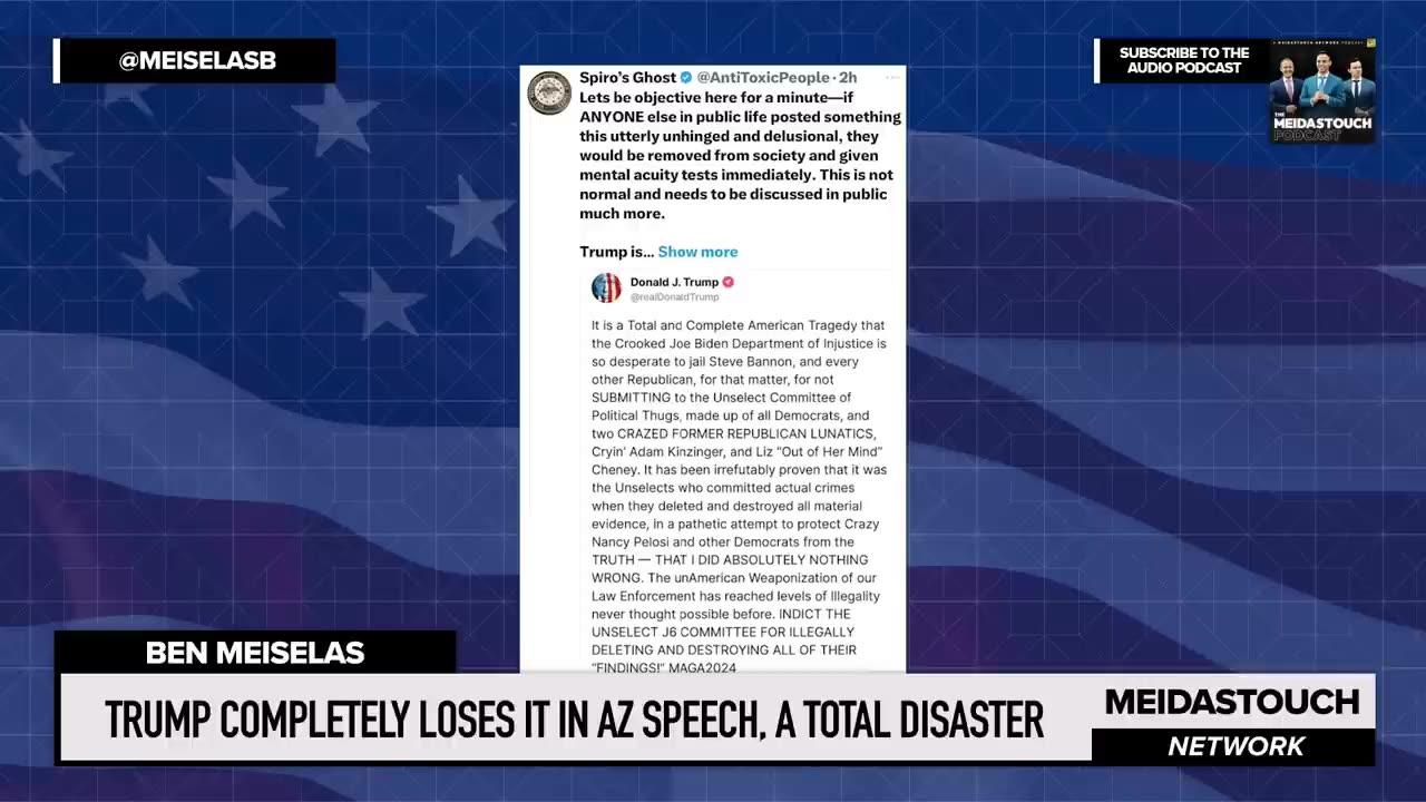 Trump COMPLETELY LOSES IT in AZ Speech, a TOTAL DISASTER