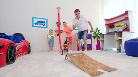 Roma and Oliver’s Surprise Monster Jam Delivery!