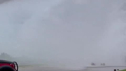 The water pressure of a fire trucks hose