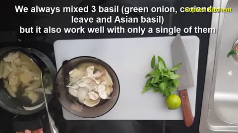Chicken Soup (Sngaor Chrok Mean)-Sophea Kitchen-Cambodian Food-Chicken lime soup