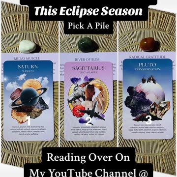 YOUR Part In This Shift In Consciousness | Eclipse Season✨ | Pick A Pile Over On My YT Channel