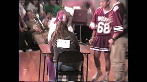 2000-01 WPHS Vids 005 Homecoming Hootenanny Skit 1 Chess Cheerleaders by Glenn Strader