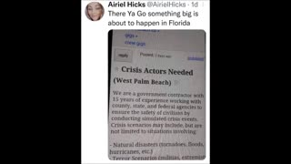 Crisis Actors Needed