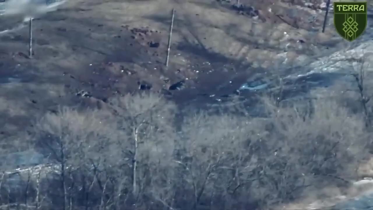 Aerial scouts of the "TERRA" special unit recorded the operation of the "Krab"