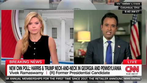 CNN Host Immediately Regrets Having Vivek on As He EXPOSES Kamala's 'career fraud' in 60 Seconds