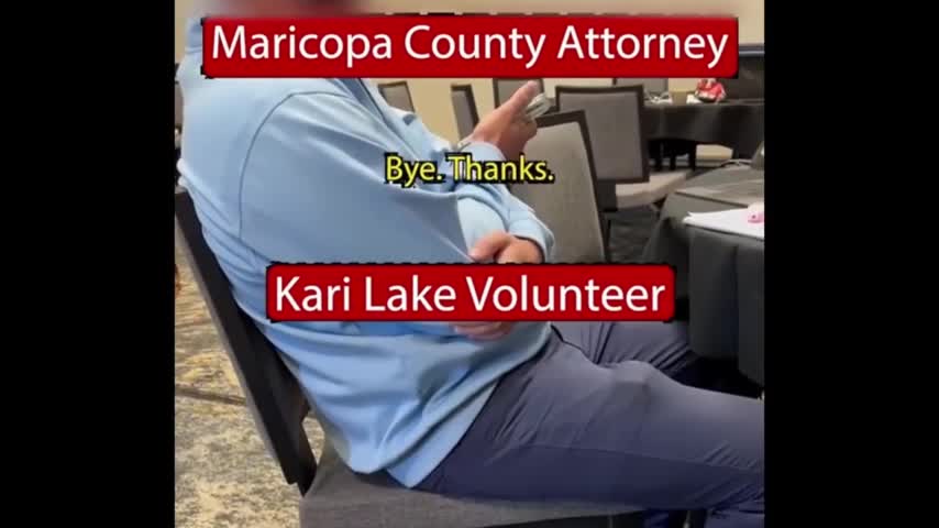 WOW!!! Maricopa County Attorney Curses Out Kari Lake Volunteer
