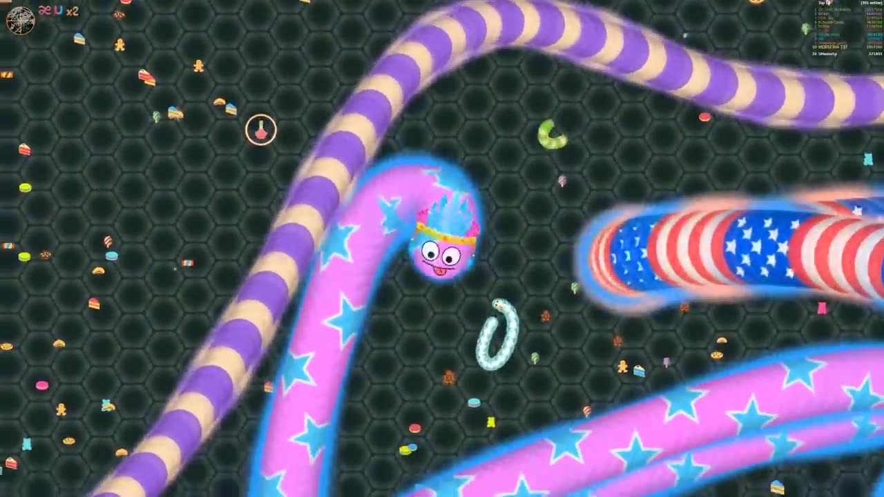 Wormate.io Best Trolling Pro Never Mess With Tiny Snake Epic Wormateio Funny/Best Moments! 2K