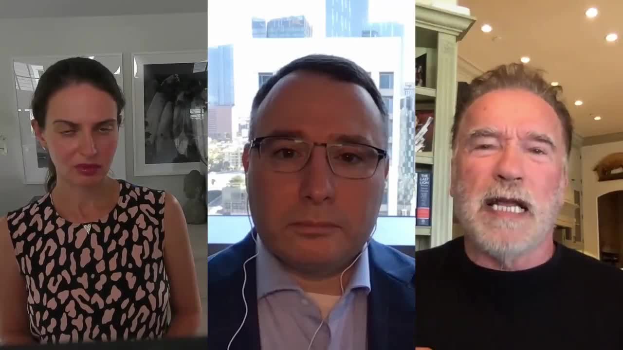 2021: Arnold Schwarzenegger says "screw your freedom and get vaccinated"