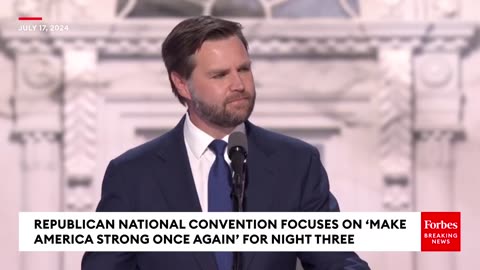 JD Vance pays tribute to trump and celebrates his surviving shooting in RNC SPEECH