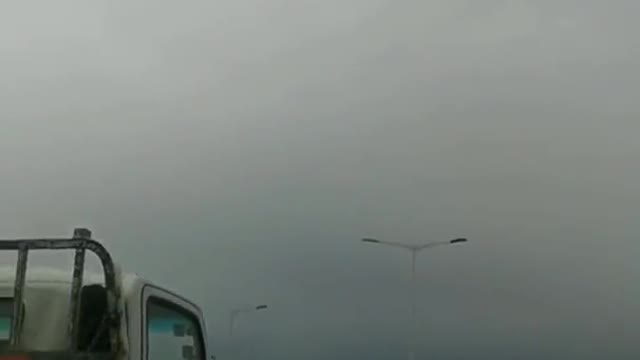 China: a police drone comes towards you on the highway, you need to quickly scan the QR code