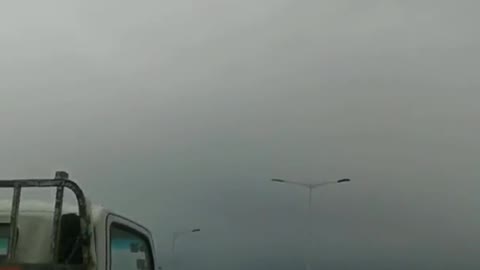 China: a police drone comes towards you on the highway, you need to quickly scan the QR code