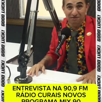 ENTREVISTA NA 90.9 FM RADIO EM CURRAIS NOVOS-RN