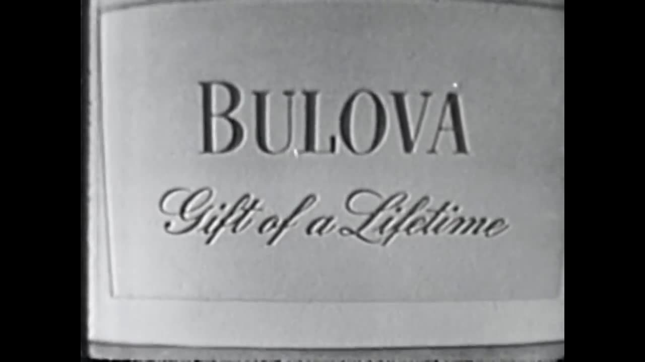 Advertisements for Vintage Bulova Wristwatches on Television during the 1950s.
