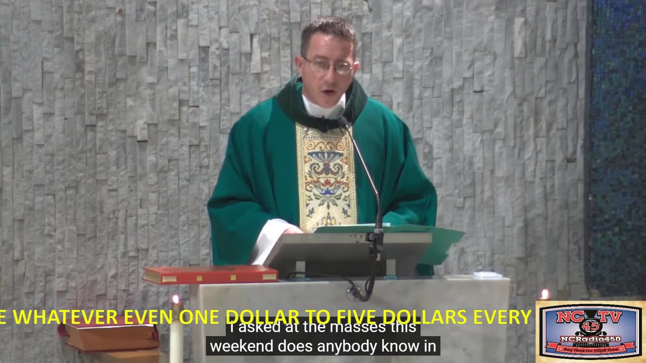 NCTV45 FATHER BEN BARR HOLY SPIRIT PARISH AUGUST 18 2024