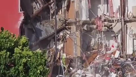 Building Collapses In Davenport IOWA