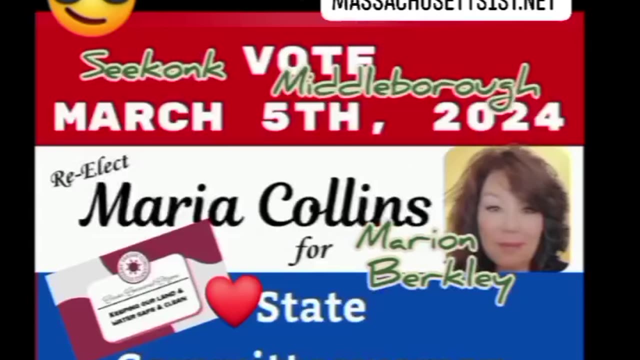 Save the country, VOTE TRUMP! Save Massachusetts, VOTE MARIA!