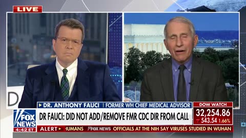 Lying Fauci: Redfield totally and unequivocally incorrect that I excluded him.
