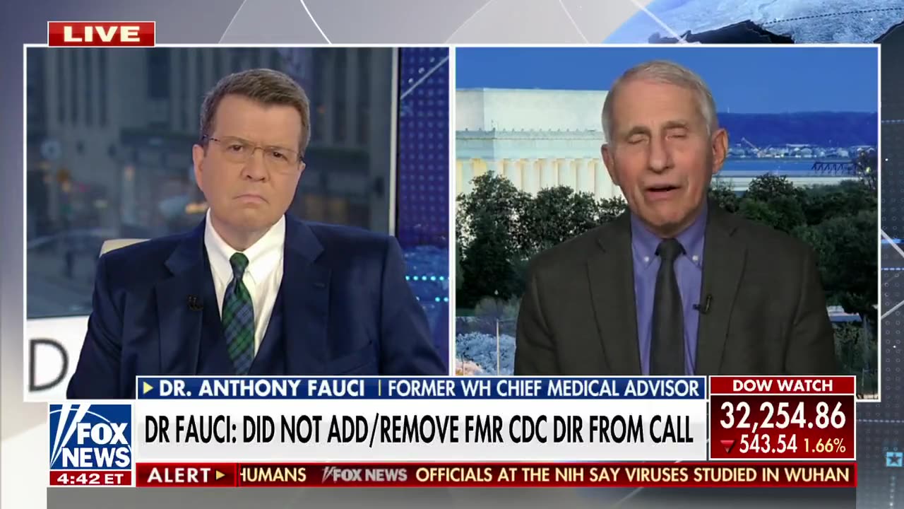 Lying Fauci: Redfield totally and unequivocally incorrect that I excluded him.