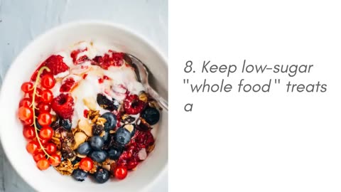 REDUCE YOUR SUGAR INTAKE