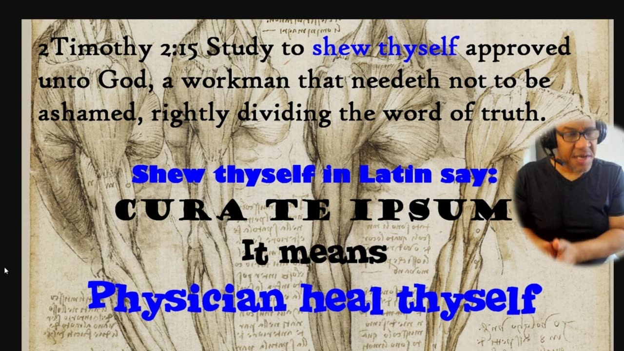 Physician heal thyself