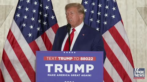 Trump: "Now they have really stepped up their efforts by indicting the 45th President of the United States..."