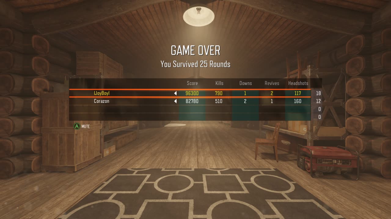 Custom B03 Zombies: Cabin W/Corazon Part 2 - Easy 25 Rounds
