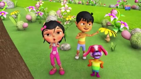 Main Tota Hare Rang Ka animated kids story