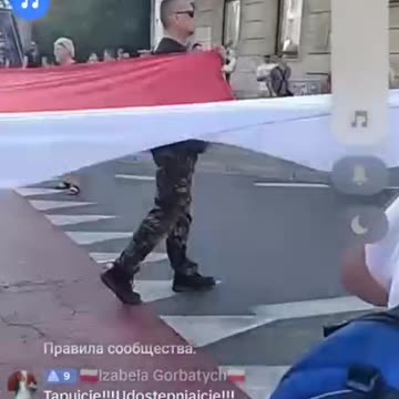 Protiukrajinská demonstrace v Polsku