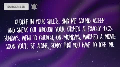 Powfu - Death Bed (Lyrics) ft. beabadoobee | don't stay awake for too long