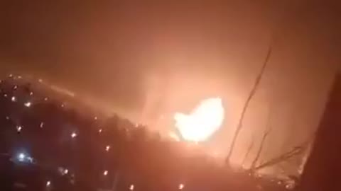 The largest ammunition depot of russian troops has just exploded. Irmino, Lugansk region. Look11