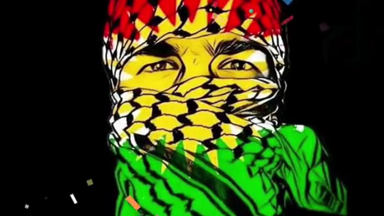 CAPE TOWN PAINT PALESTINIAN FLAG ONTO BLOCK OF FLATS