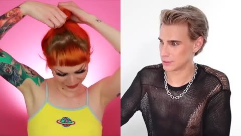 Hairdresser reacts to people following my 'wolf cut' tutorial