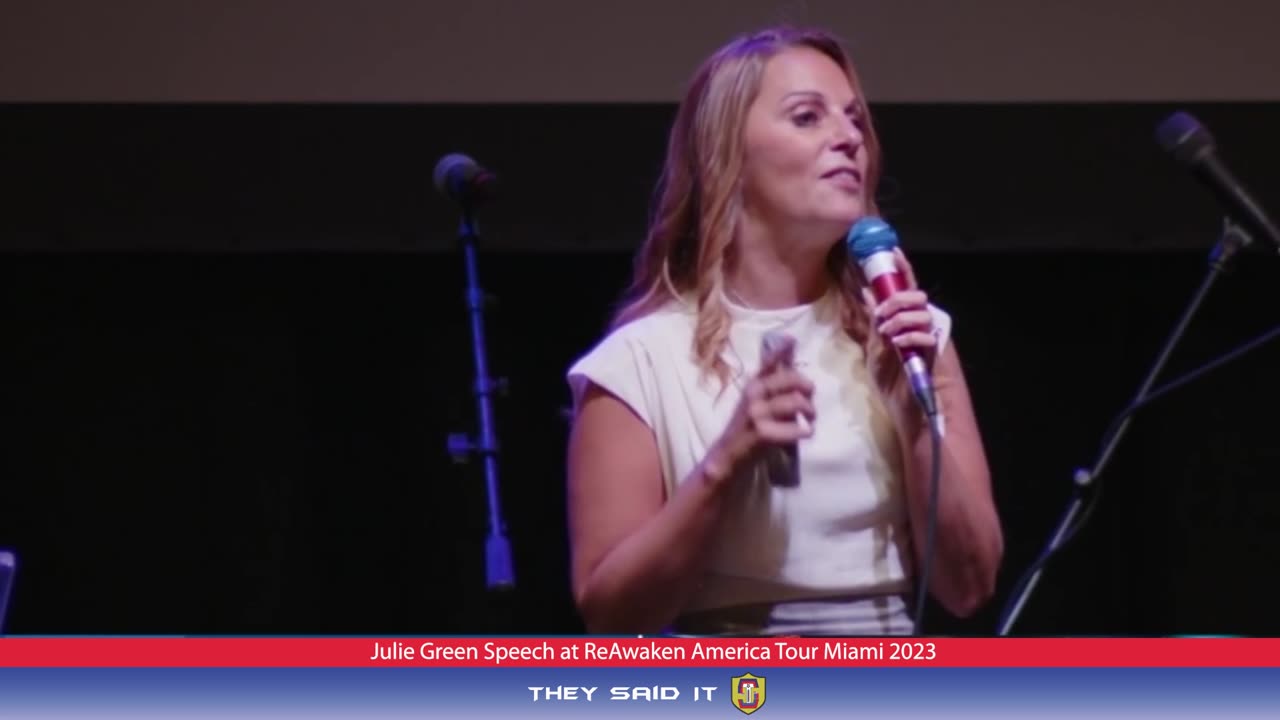 Julie Green Speaks at ReAwaken America Tour in Miami 2023