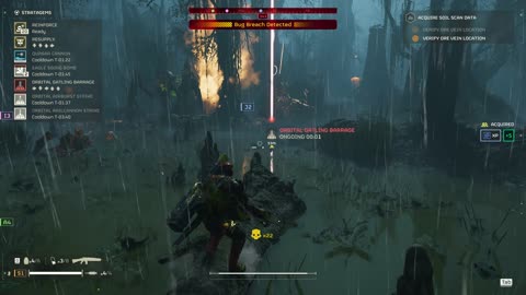 Running With The New Squad (Helldivers 2 - Terminids)