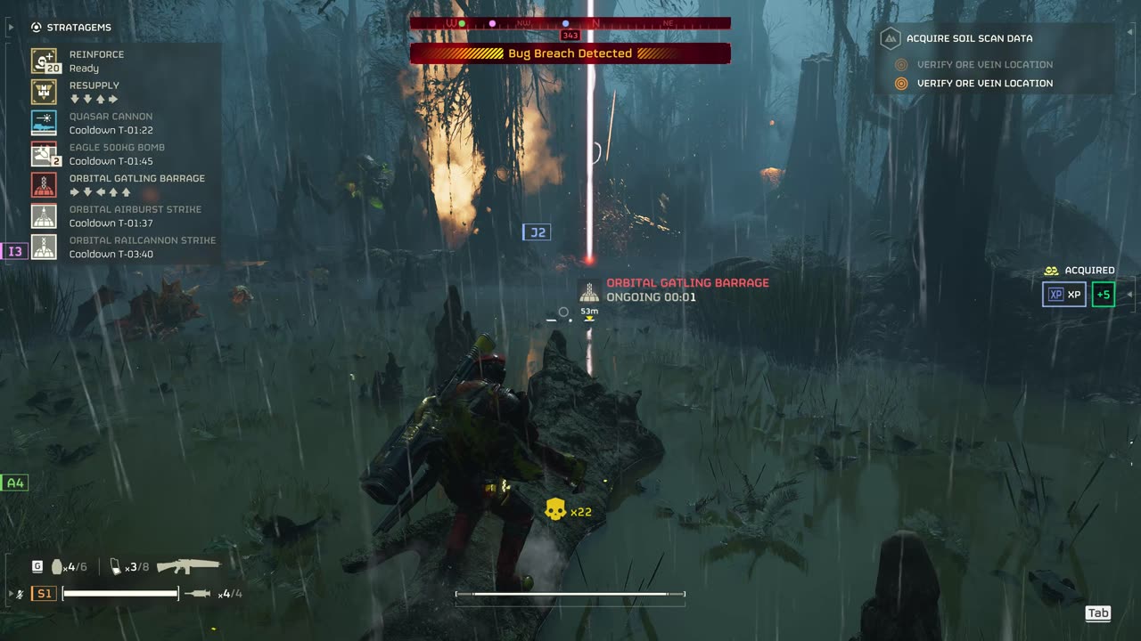 Running With The New Squad (Helldivers 2 - Terminids)