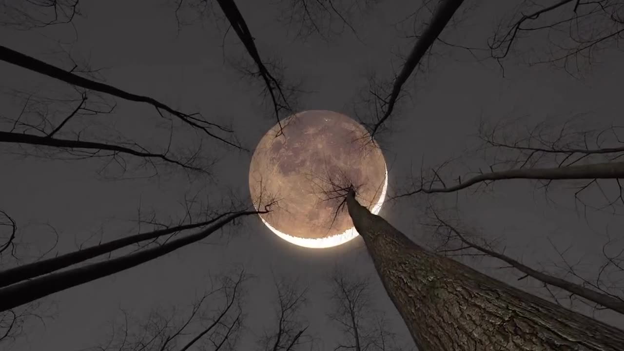 Lovely Moon Midnight View in Jungal 60-FPS FHD