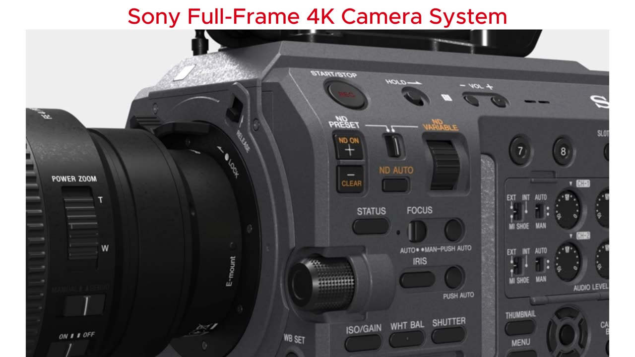 Sony PXW-FX9 XDCAM Full-Frame Camera System, 4K