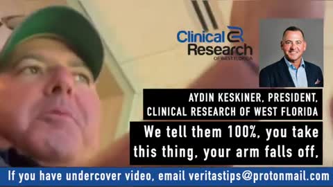 Citizen Journalist Secretly Films 20 Year Pfizer Contractor on Covid Vax