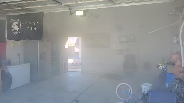 Traeger left on in garage