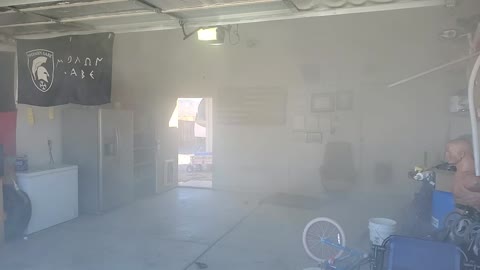 Traeger left on in garage