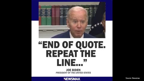 “Repeat the Line”: Biden Stumped by Teleprompter, Reads its Instructions [WATCH]
