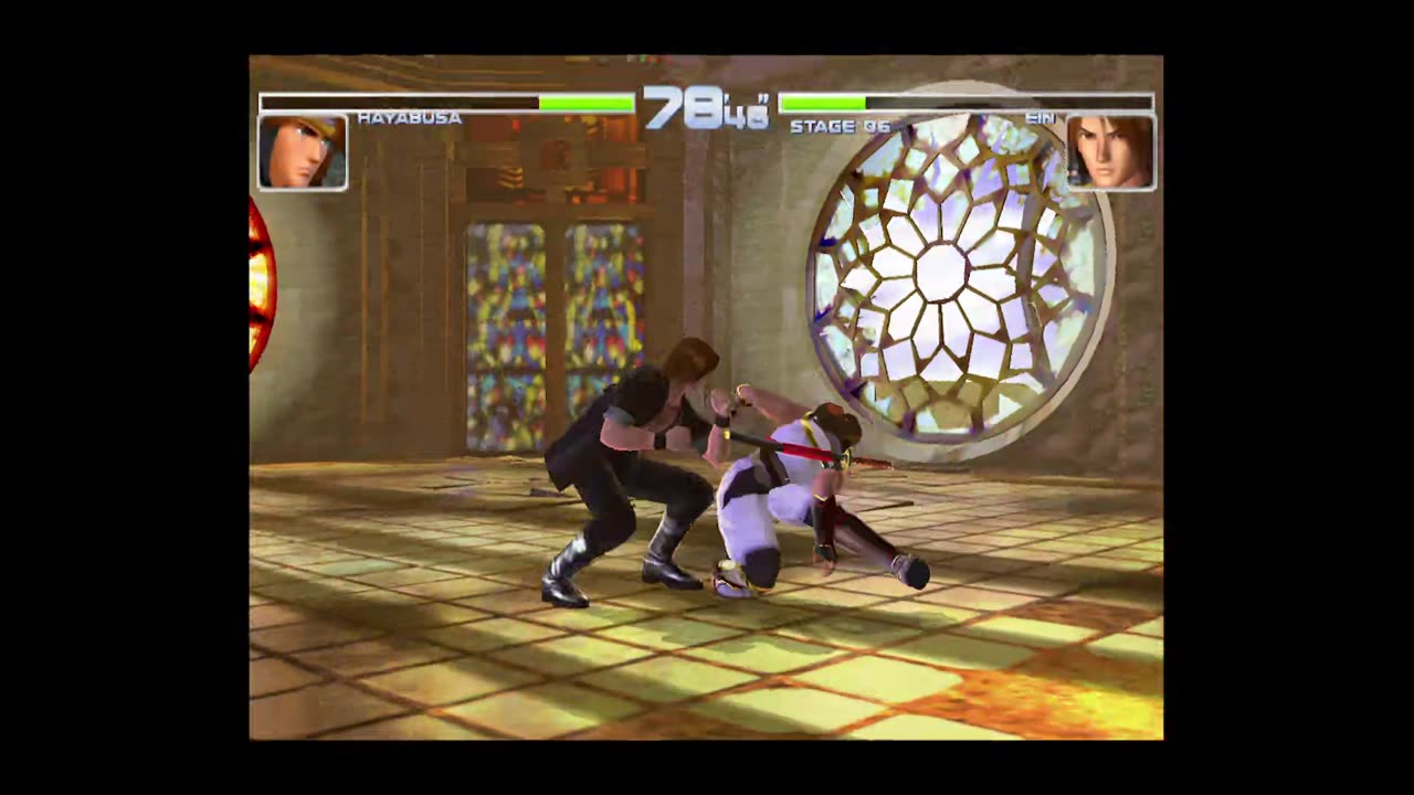 Dead Or Alive 2 / Playstation 2 / Story Mode: Hayabusa Ryu / Gameplay Very Hard.