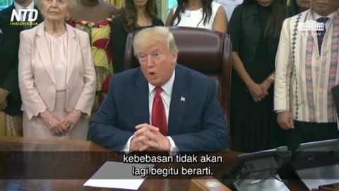 Trump: Hak Manusia adalah pemberian Tuhan, bukan pemberian pemerintah