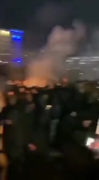 In Aktobe, Kazakhstan, protesters started burning bonfires, local media reported