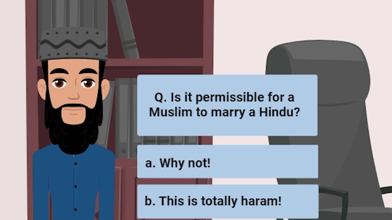 Q. Is it permissible for a Muslim to marry a Hindu? #hadees #Quran #muslim