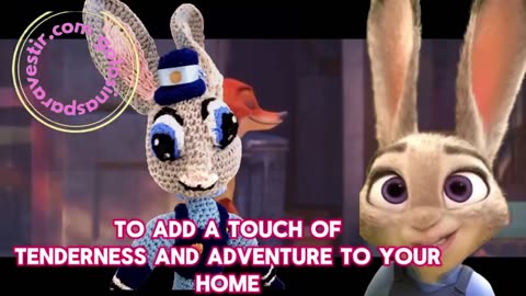 JUDY HOPPS La Conejita Valiente de ZOOTRÓPOLIS en Amigurumi