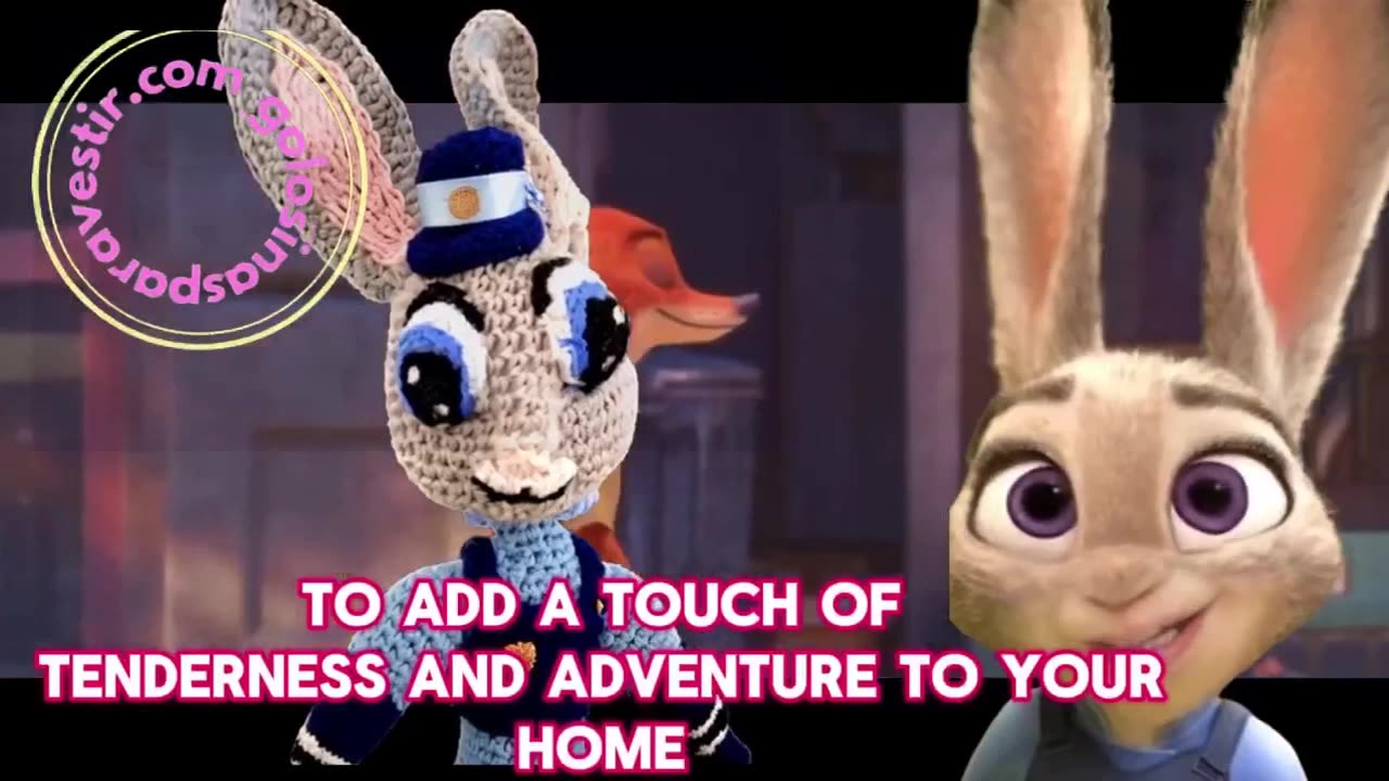 JUDY HOPPS La Conejita Valiente de ZOOTRÓPOLIS en Amigurumi