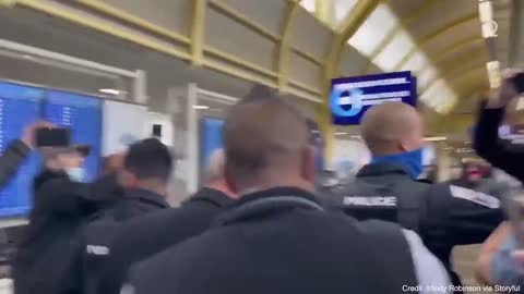 Trump Supporters Verbally Harrass Lindsey Graham
