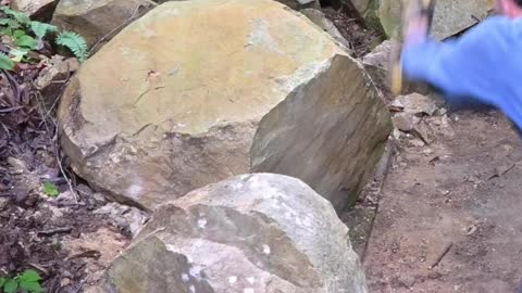 Breaking A Big Rock