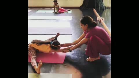 Actress Rukmini's Yoga Session....